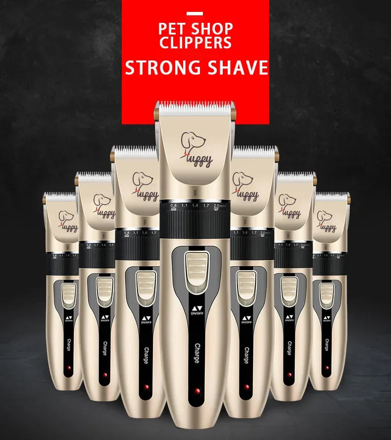 Electric Pet Clipper Grooming Kit For Dogs Reachageable Trimmer Haircut Cat Hair Cutting Remover Professional Machine Set