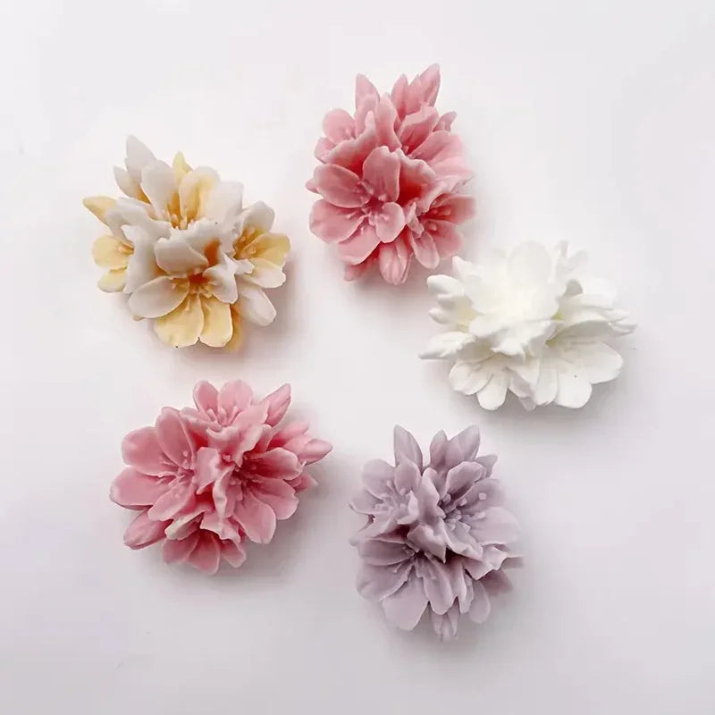 1pcSakura Peach Blossom Valentine's Day Anniversary GiftDIYSilicone Candle Mold Soap Resin Casting Handmade Soap Aromatherapy Pl
