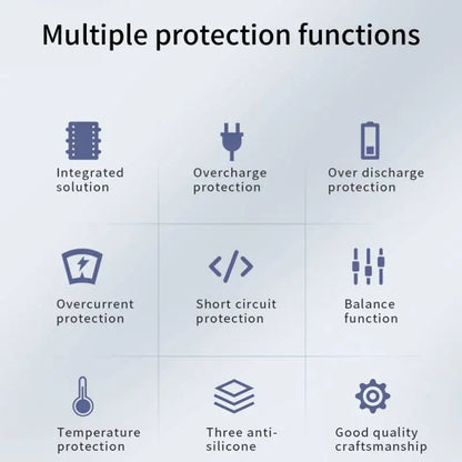 JBD BMS Auto-Identify 7S 8S 10S 12S 13S 14S 20A 30A 40A 50A LiFePo4 Smart BMS 24V 36V 48V Battery Management System for E-Bike