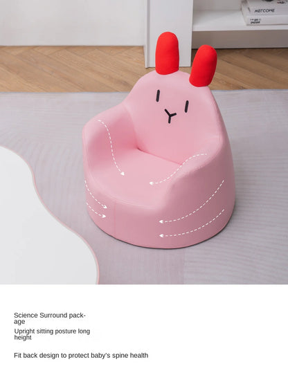 Plus Edition 1-10 Year Old Korean Children's Cute Cartoon Small Sofa For Boys And Girls Princess Baby Kindergarten Reading Seat