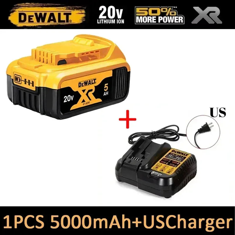 100% Original DeWalt 20V/60V 30 2.0Ah-9.0Ah MAX Battery Power Tool Replacement For DCB184 DCB181 DCB182 DCB200 Battery