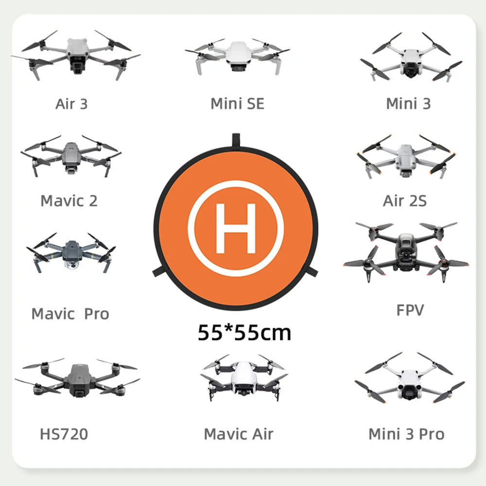 BRDRC Foldable Landing Pads for DJI Mavic 4 Pro/Air 3S/Neo 2/Mini 5 Pro/4 Pro/Mini 3/Mini 4K/2 Drone Mat Quadcopters Accessories
