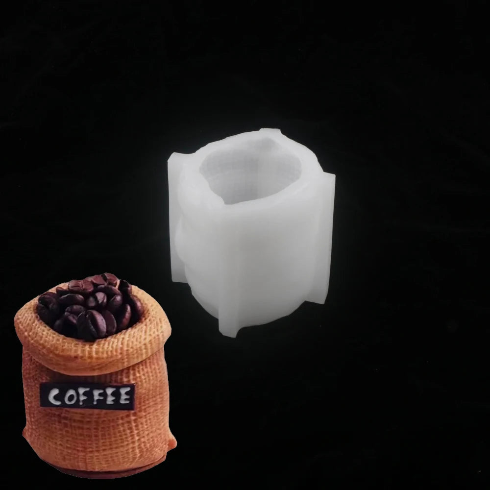 Coffee Bean Bag Design Silicone Cake Mold Chocolate Moulds Party Dessert Baking Tools Mousse Cake Mold Kitchen Pastry Supplies