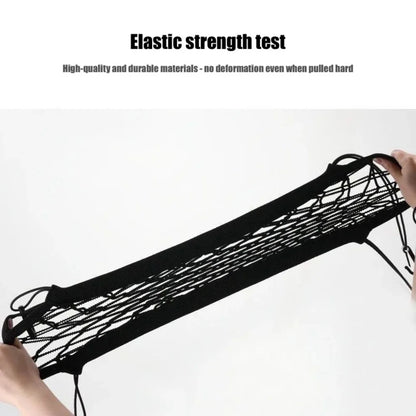 Car Storage Net Bag Between Seats Car Divider Child Safety Net Pet Barrier Elastic Expandable Mesh Bag Car Interior Accessorie