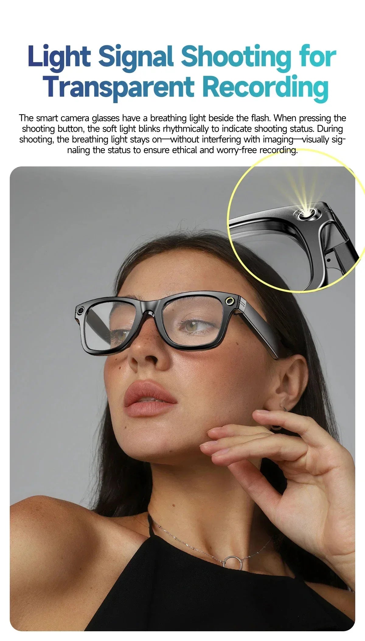 Xiaomi 8K Camera AI Glasses Smart Translation Color-Changing Waterproof Glasses Video Recording Photo Call Smart Sunglasses