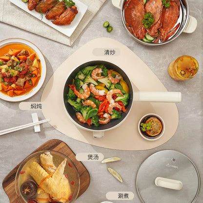 Joyoung Small Split-Type Electric Pot - Household/Dorm, Multi-Function Non-Stick Hot Pot