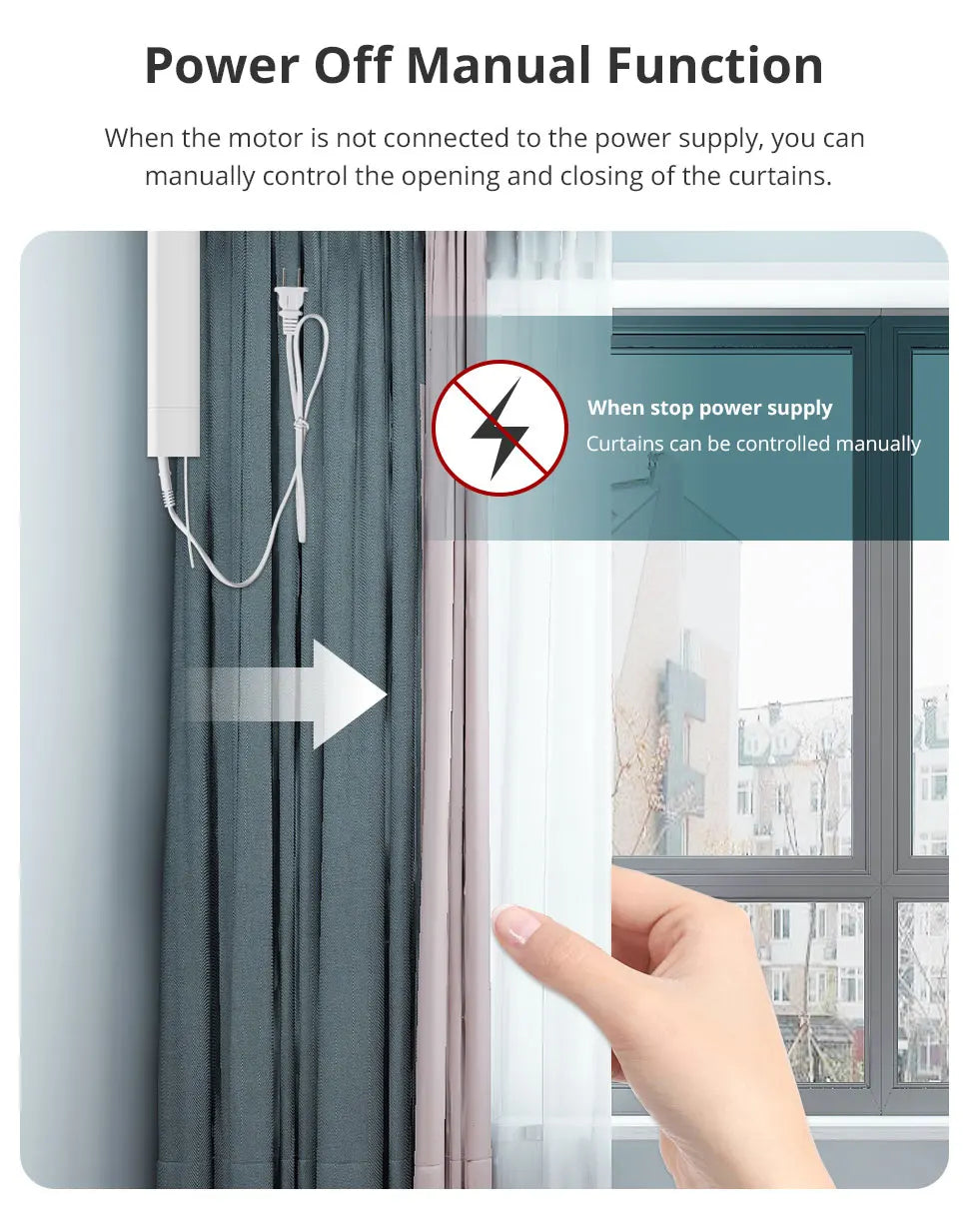 Zemismart Zigbee Curtain Track Work with Tuya Smart Life Alexa Echo Google Home Control SmartThings Electric Curtains