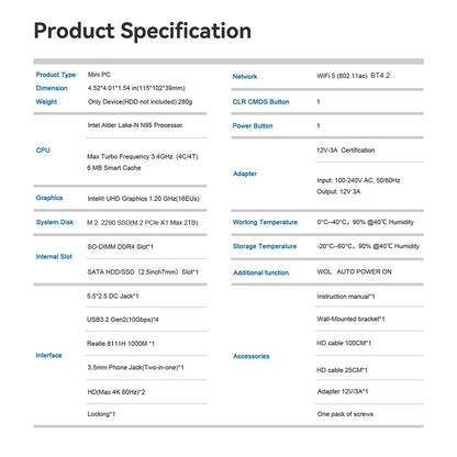 Beelink Mini S13 Intel Twin Lake N150 S12 Pro N100 16G 500G Windows 11 Mini S 11th N5095 DDR4 8GB 128GB Desktop Computer N95