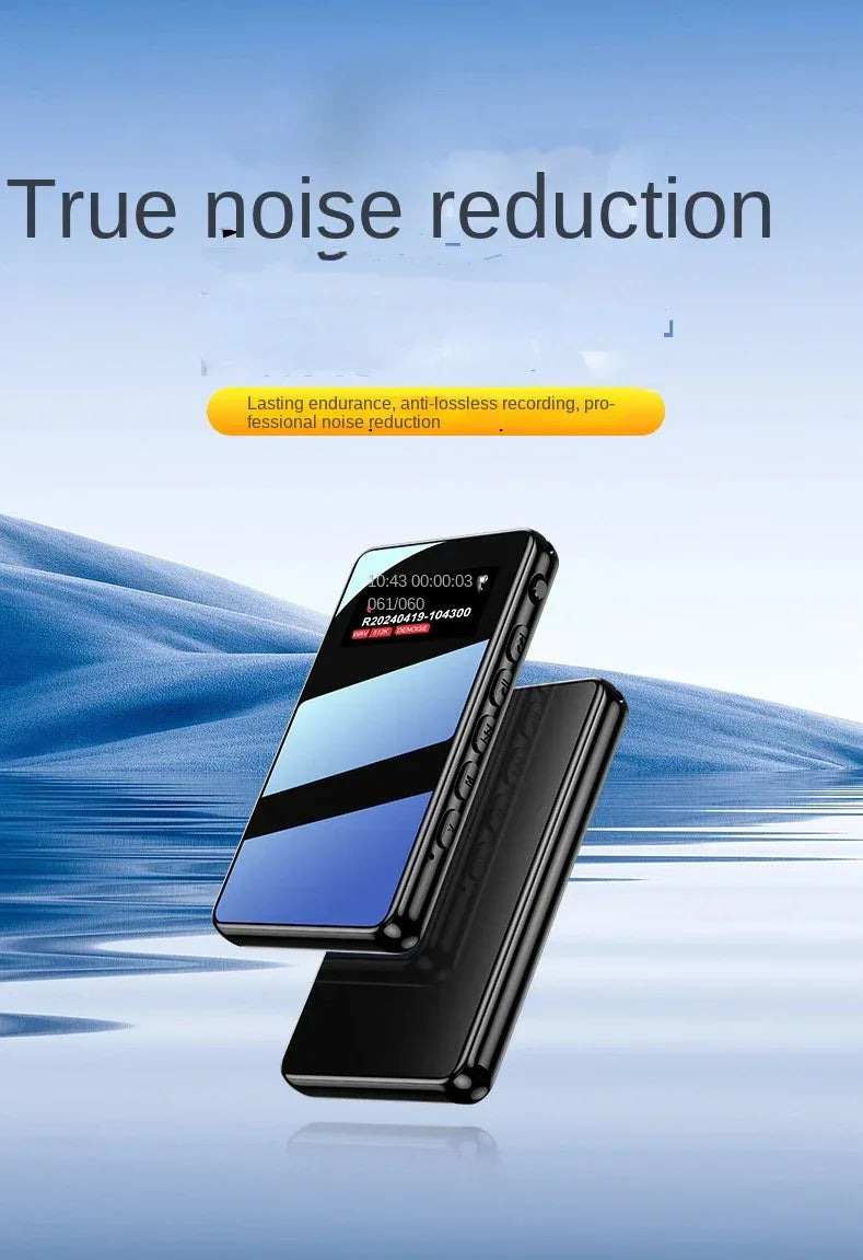 64GB Line-In Acitvated Voice Recorder HD Noise Reduce Support APP Tuning Equipment Phone Call Sound Audio Record 32GB MP3 Player