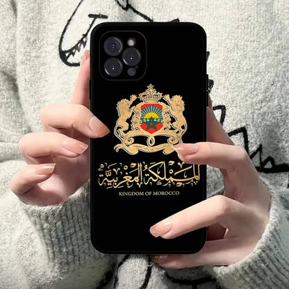 Maroc M-Morocco Flag For IPhone 17 16 15 14 13 12 11 Pro Max 13 17Air Shockproof Soft Phone Cases Coque