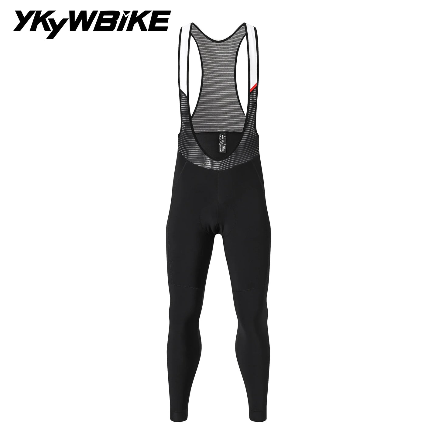 YKYWBIKE 2026 Winter Cycling Bib Tights Thermal Warmth Fleeced Road Bike Bib Long Pants 6 Hours Riding Bicycle Clothing