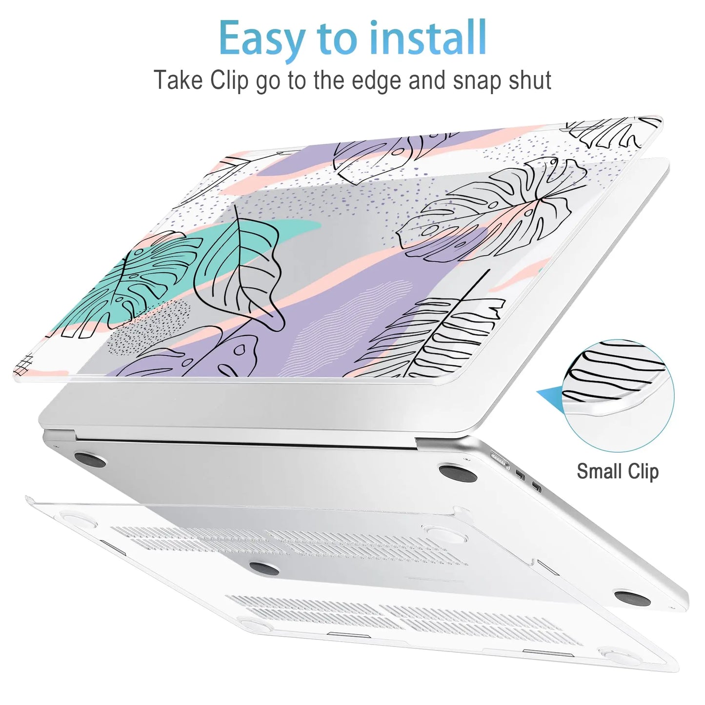 Laptop Case for Macbook Air 13 A2337 2020 M1 Chip Pro 13 A1278 2022 M2 Air 13.6 M2 for Macbook Pro 14 case M4 2023 M3 Pro 16