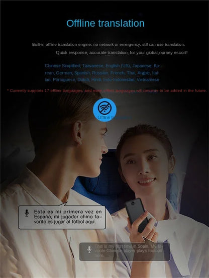 AI Intelligent Voice Translation Machine for 138 Online Languages, Photo Translation, Recording, Transcription, and Translation