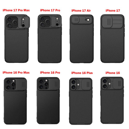 Nillkin For iPhone 17 Pro Max 17 Air iPhone 16 Pro Max 16 Plus CamShield Pro Magnetic Slide Camera Protector Cover