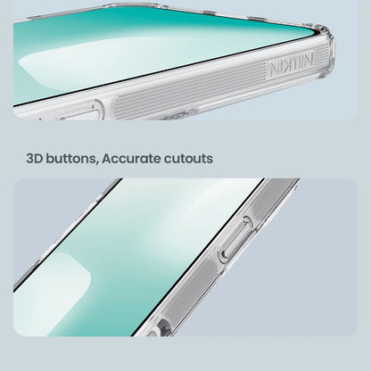 Nillkin for iPhone 17 Pro Max 16 Pro Max 15 Pro  14 13 iPhone series TPU+PC Silicone Soft Transparent Phone Back Cover