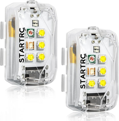 STARTRC Drone Strobe Light Anti Collision Light Rechargable Flash Led Lamplight for DJI Neo and All RC Drones Accessory 2pc