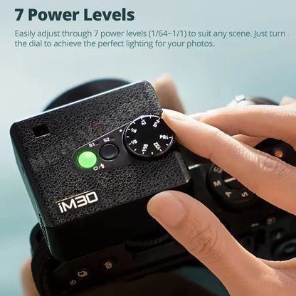 Godox iM30 iFlash Camera Flash GN15 7Power Levels Universal Hot Shoe on Camera Mini Flash for  Fuji Sony zv1 zve10 Ricoh gr3