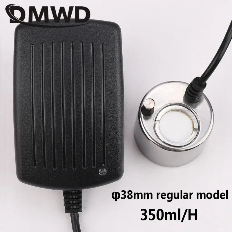 Ultrasonic Atomizer Lightless Metal Head Ceramic Chip Fogger 38mm Balcony Courtyard Water Feature Fountain Sprayer Humidifier EU