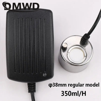 Ultrasonic Atomizer Lightless Metal Head Ceramic Chip Fogger 38mm Balcony Courtyard Water Feature Fountain Sprayer Humidifier EU