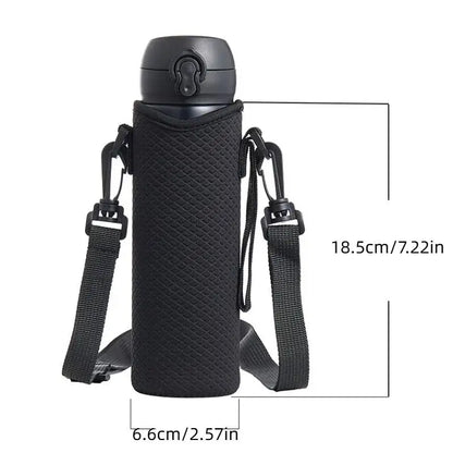 Portable Water Bottle Cover Insulated Bag Portable With Strap Water Bottle Case Cup Sleeve Vacuum Cup Sleeve Camping Accessories