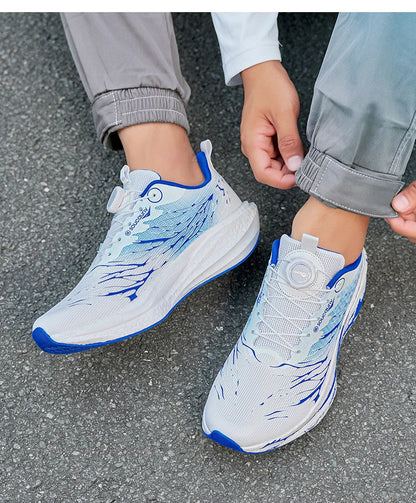 Fluorescence Running Shoes CarbonBoard Marathon Men Sports Casual Tenis Breathable Womens Comfortable Athletic Nonskid Sneakers