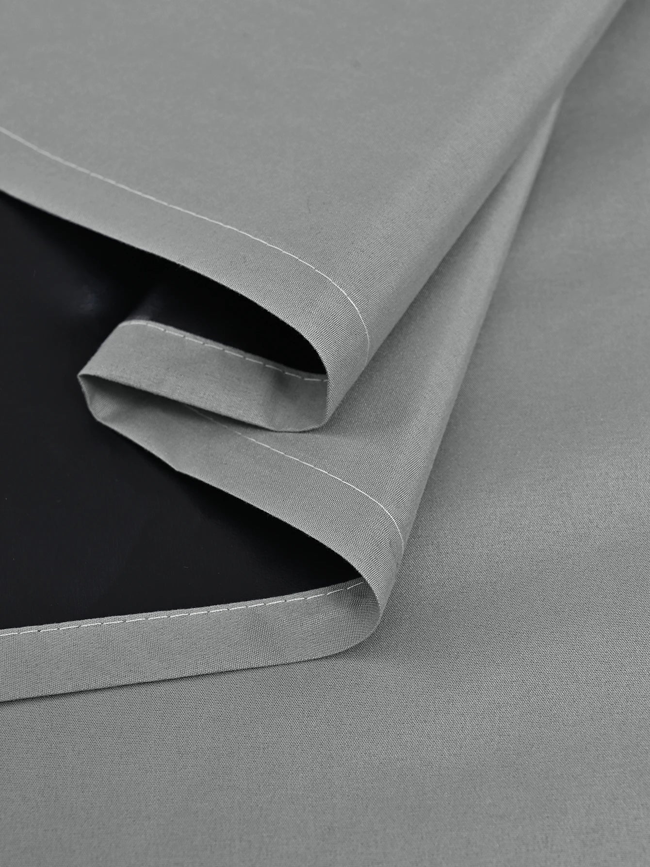 1pc 100% Blackout Curtain, Solid Color Curtains with Rod Pocket, Bedroom Living Room Curtains for Windows Curtain