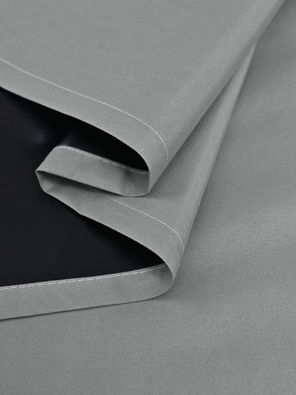 1pc 100% Blackout Curtain, Solid Color Curtains with Rod Pocket, Bedroom Living Room Curtains for Windows Curtain