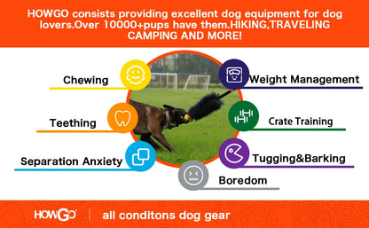 Dog Rope Toy Interactive Dog Bungee Chaser Toy with Rubber Ball Pet Tug Toy Sheepskin for Medium Large Dogs Exercise Outdoor