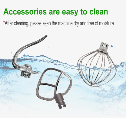 Stand Mixer Professional Kitchen Aid Food Blender Cream Whisk Cake Dough Mixers With Bowl Metal Gear Chef Machine Charm Sonifer
