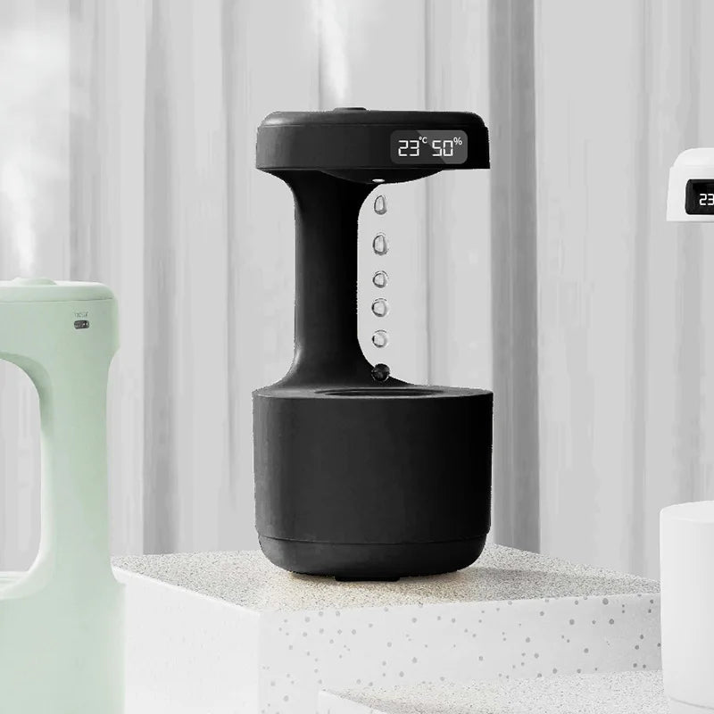 Anti-Gravity Humidifier New Ultrasonic Humidifier with Dual Power-Off Protection Large Capacity Air Humidifierw for Home/Office