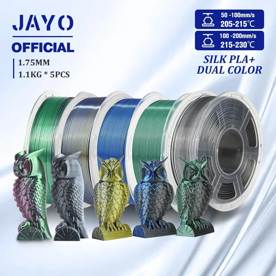 JAYO PLA/PLA META/PETG/SILK/PLA+/Wood/ ABS/Marble 3D Printer Filament 1.75mm 5KG 3D Printing Materials for 3D Printer&3D Pen
