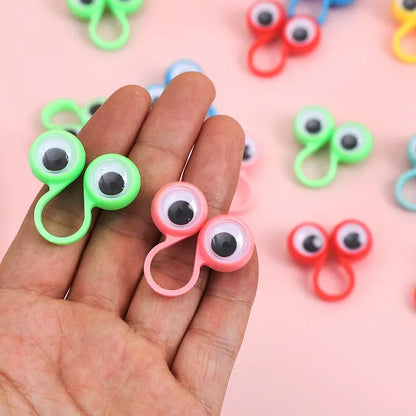 5/10/20Pcs Active Eye Ring Children Parent-child Props Cool Practical Jokes Finger Toys personality Event Giveaway Gags Gifts