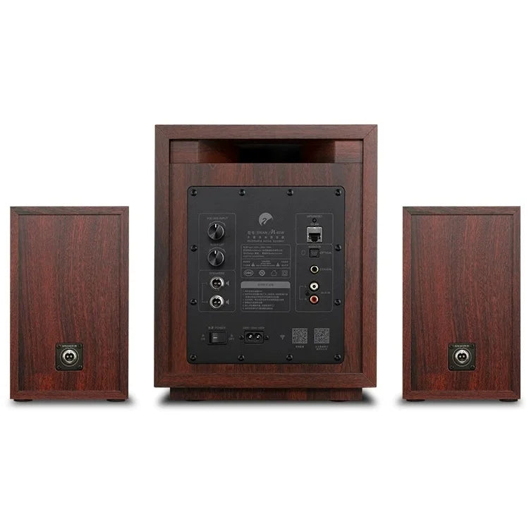 Hivi M-80W Wireless WiFi & Bt Digital Soundbar, 2.1 Active Multimedia Speaker System for TV & Home Theater
