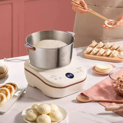 Compact Automatic Stand Mixer Dough Kneading Fermentation All-in-One Multifunctional Machine for Home