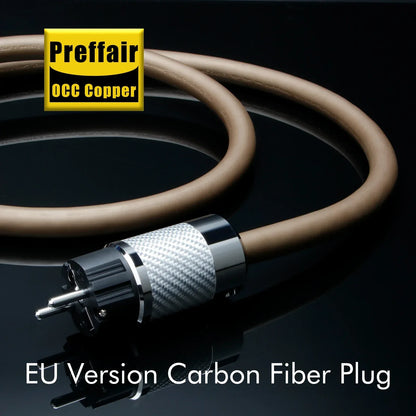 hifi audio Power Cable US/UK/AU/EU Monosaudio occ Copper Silver conductor Power AC Cable line British Standard Power Cord