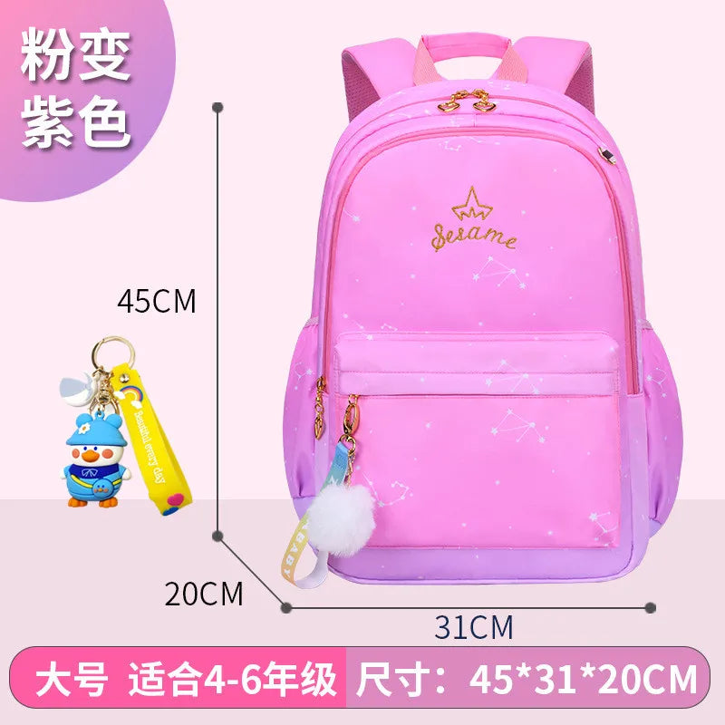 waterproof Children School Bag for Girls Primary princess school backpack Orthopedic Backpacks schoolbag kids Mochila Infantil
