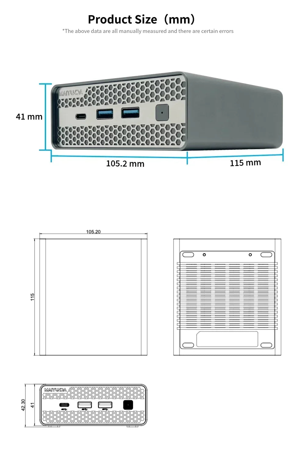 SZBOX M1S Intel N100/N150 MINI PC Windows 11 Pro DDR5 4800MHz 4*M.2 SSD RJ45 4k HD Desktop DIY NAS Host Metal Case Soft Router