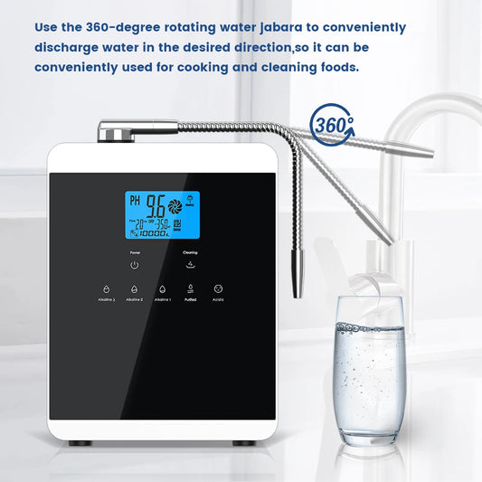 11 Plates Platinum Coating Alkaline Water Ionizer Machine Household PH 4.5~10.5 Alkaline Acid Water Ionizer for Home by PDG ibma