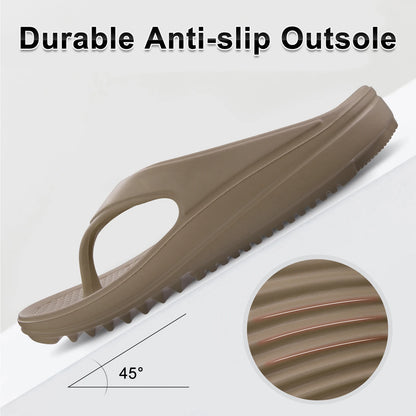 Evshine Summer Plantar Fasciitis Feet Sandals with Arch Support Best Orthotic flip Flops for Flat Feet Heel Pain For Women