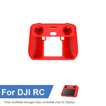Silicone Case Protective Cover for DJI Mini 3/Mini 4/Mini 5 Pro/Flip/AIR 3S/Mavic 3/4 Pro/Neo/RC/RC 2 Remote Control Accessories
