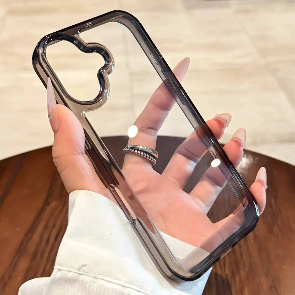 Transparent Acrylic Clear Phone Case For iPhone 17 Air 16 15 14 13 12 11 Pro Max Plus XS X XR Shock Proof Protection Back Cover