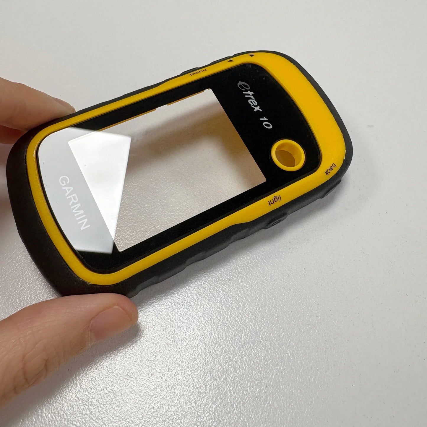 For Etrex 10 Etrex10 Front Cover GSP Handheld Part Repair Glass Panel With Yellow Housing Shell