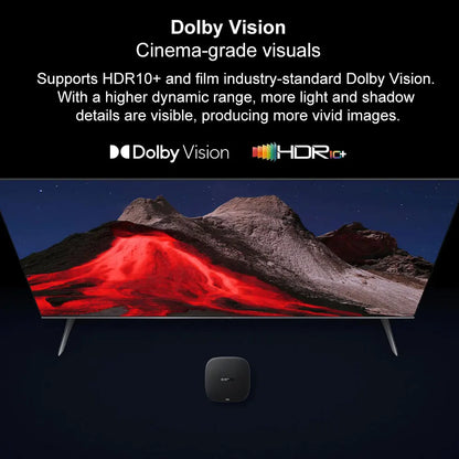 Xiaomi TV Box S 3nd Gen Global Version 2G RAM 32G ROM 4K UHD Dolby Vision HDR10+ Google TV WIFI 6  BT5.2 Google Assistant