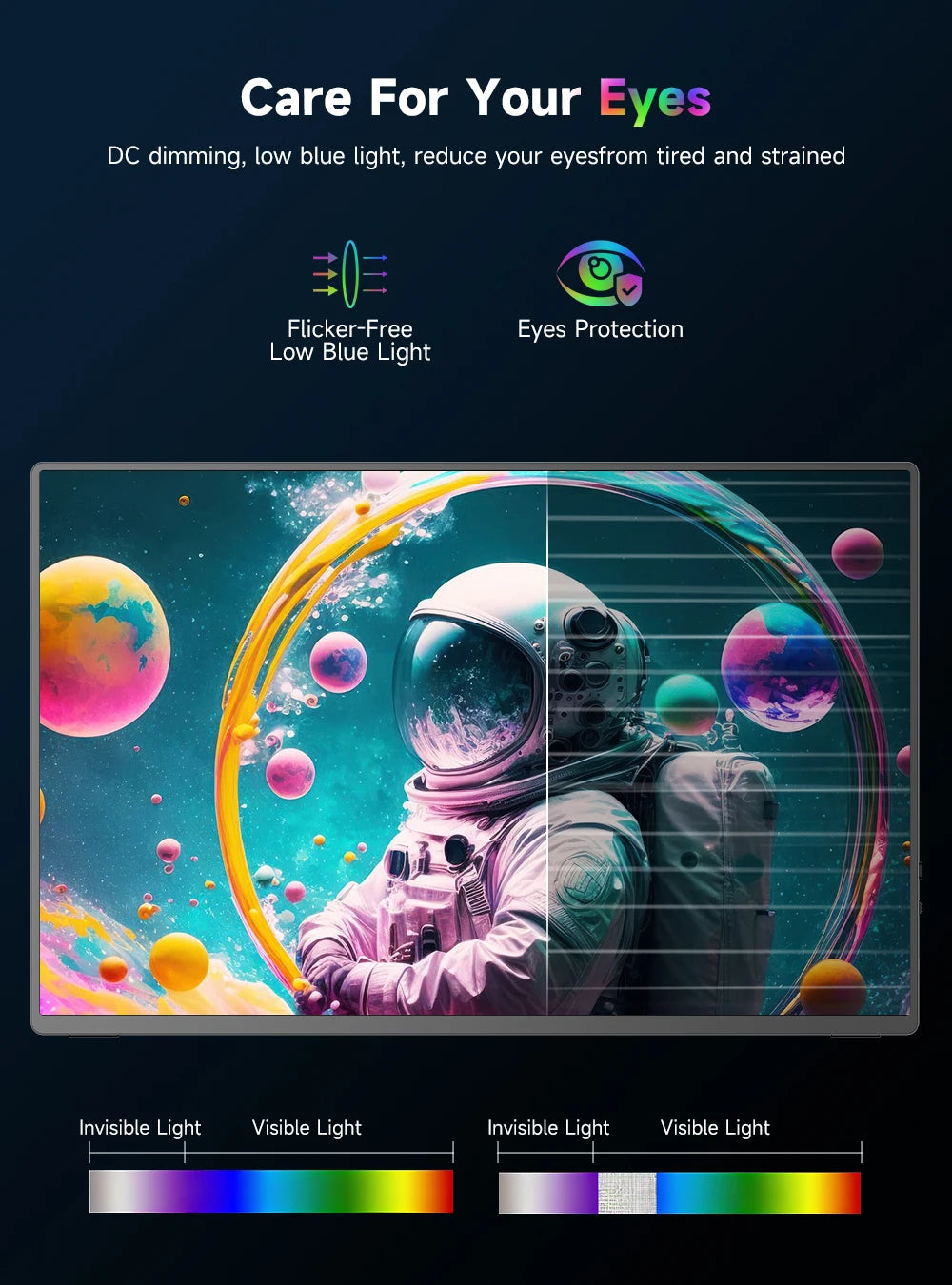 UPERFECT 16' 1200 Nits 4K Portable Monitor for Laptop 3840*2400 UHD 100% SRGB IPS HDR Speakers External Travel Gaming Display