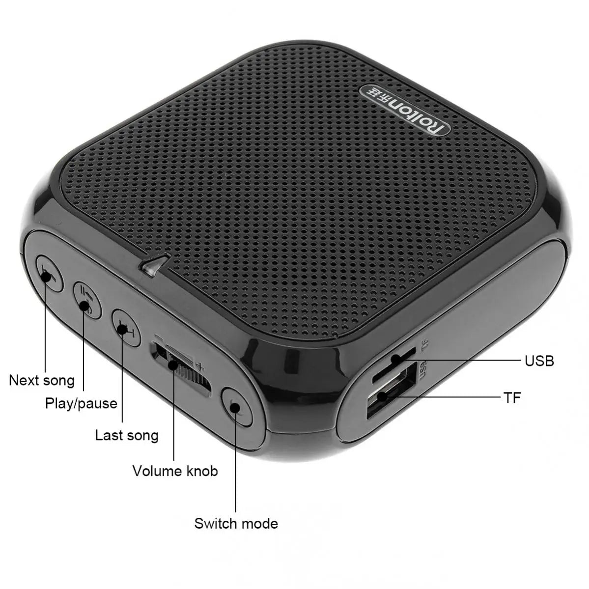 Megaphone Radios Original Sound Voice Amplifier Waist Band Clip Loudspeaker Support USB FM Radio TF MP3 Player For Teachers