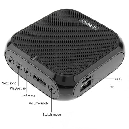 Megaphone Radios Original Sound Voice Amplifier Waist Band Clip Loudspeaker Support USB FM Radio TF MP3 Player For Teachers