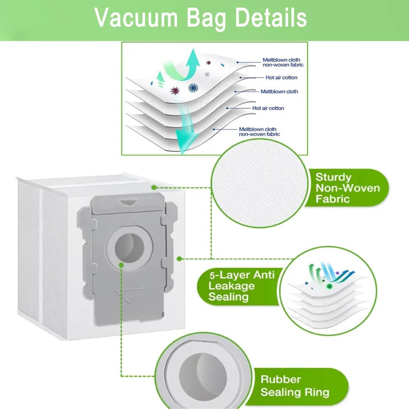 E5 E6 E7 Filter Dust Bag For irobot roomba i2 i3 i3+ i4 i4+ i6 i6+ i7 i7+ i7 Plus i8+ Replacement Main Side Brush Vacuum cleaner