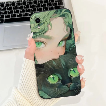 For iPhone X XR XS SE 2020 Case iPhoneX Liquid Soft Silicone Case For iPhone x s XR Back Cover For iphone se 2020 Phone Bumper
