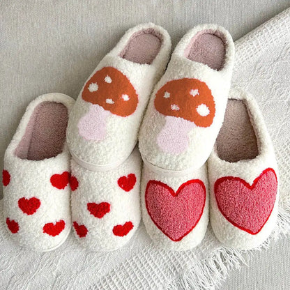 HOT SALE Blue Lotus 2025 Sherpa Fur Slippers Ultra Cozy Soft Cushion Slippers For Warm Indoor Living