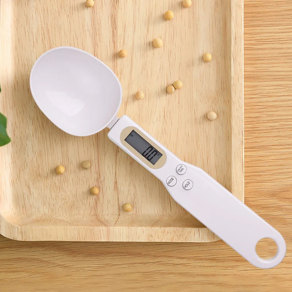 Weighing Spoon Scale Home Kitchen Tools Electronic Measuring Coffee Food Flour Powder Baking LCD Digital Measurement Adjustable